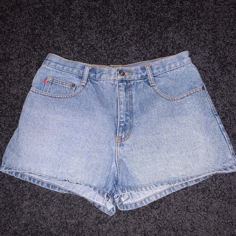 Vintage 90s Zana*di denim shorts size 11 high waisted